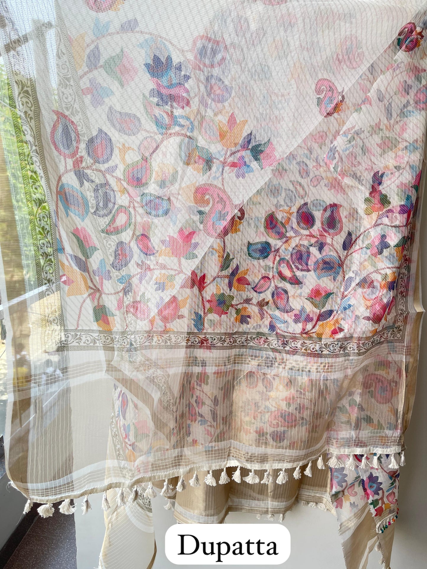 Banarasi Kota Doriya Printed Unstitched Ladies Suit RC-18854 – view 3