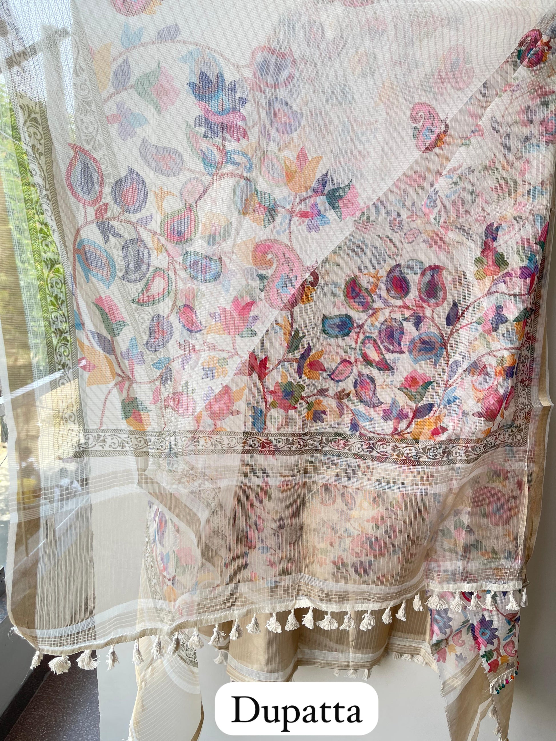 Banarasi Kota Doriya Printed Unstitched Ladies Suit RC-18854 – view 3