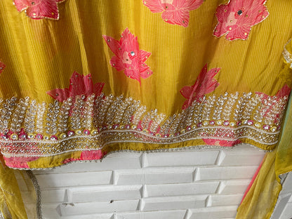 Organza unstitched ladies suit Rc173734