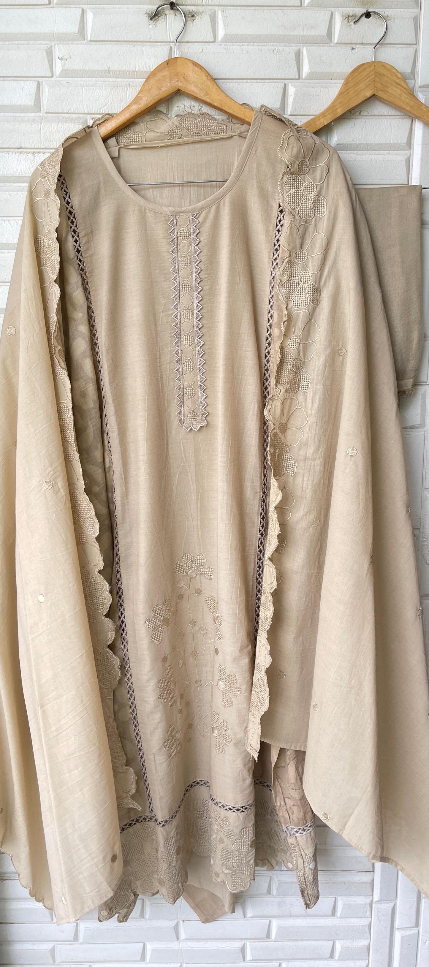 Self cotton unstitched ladies suit Rc17415 (b)