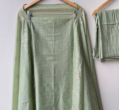 Mul Chanderi Unstitched Ladies Suit RC18639 (c)