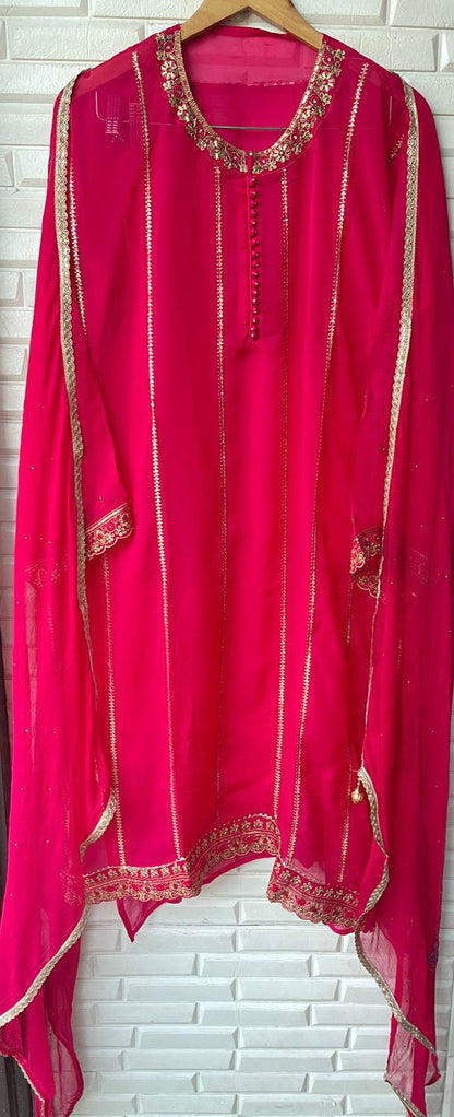 Organza semi stitched ladies suit Rc17361 (b)