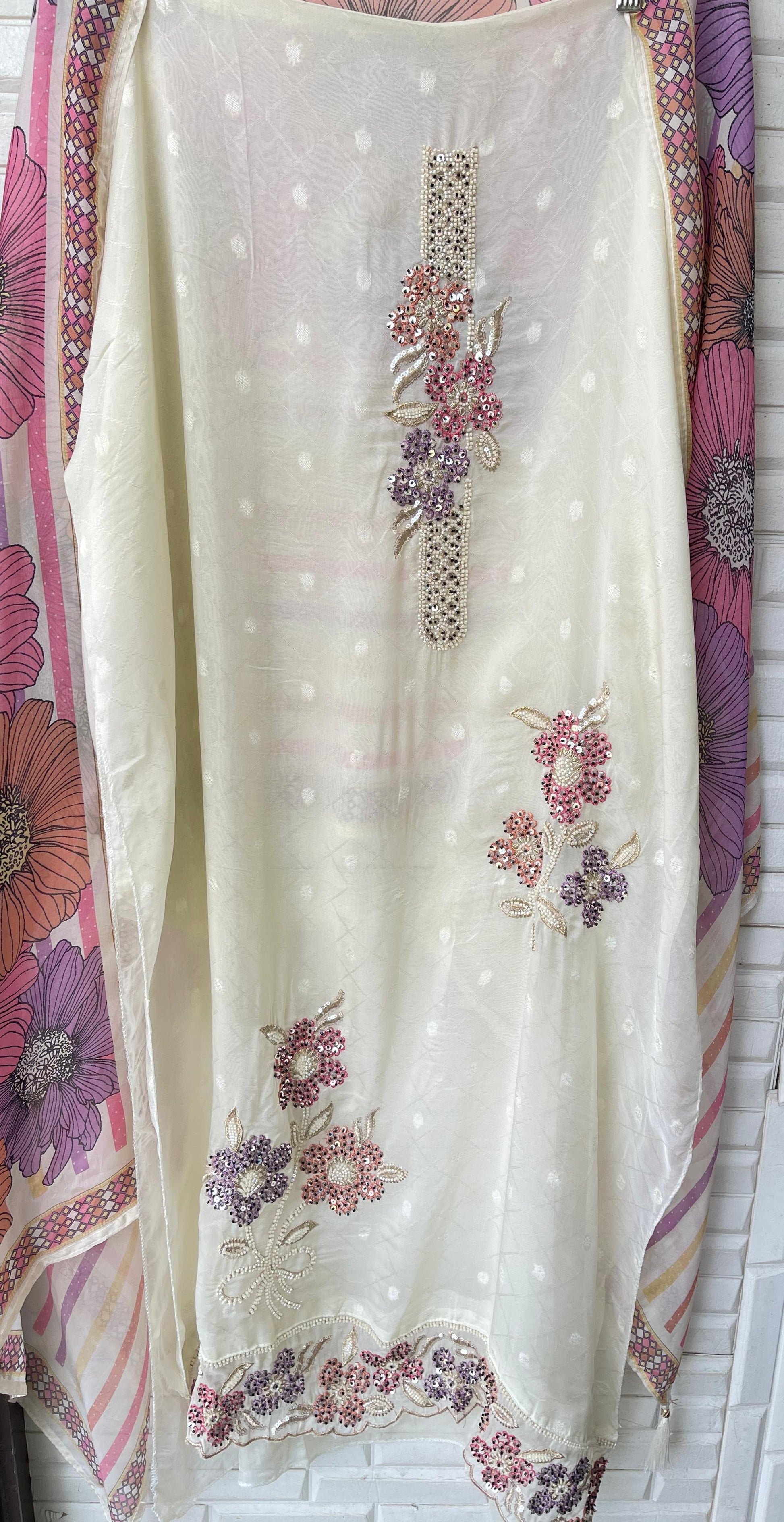 Banarasi Organza Unstitched Ladies Suit RC-18827 – view 6