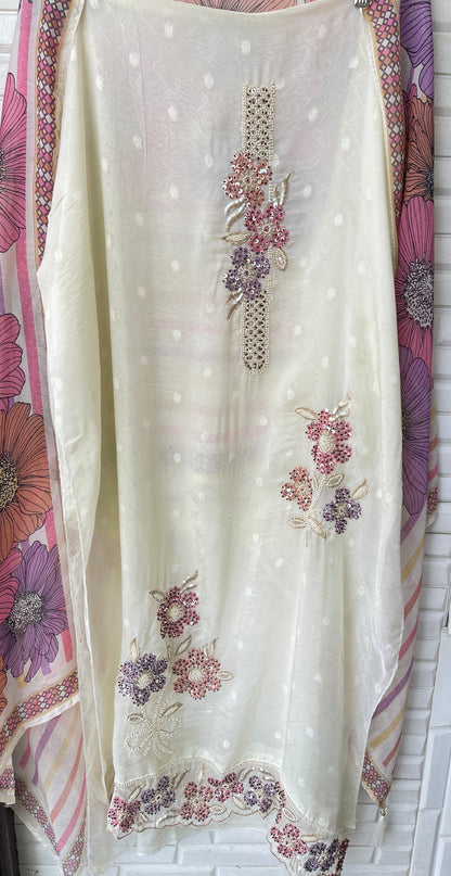 Banarasi Organza Unstitched Ladies Suit RC-18827 – view 6