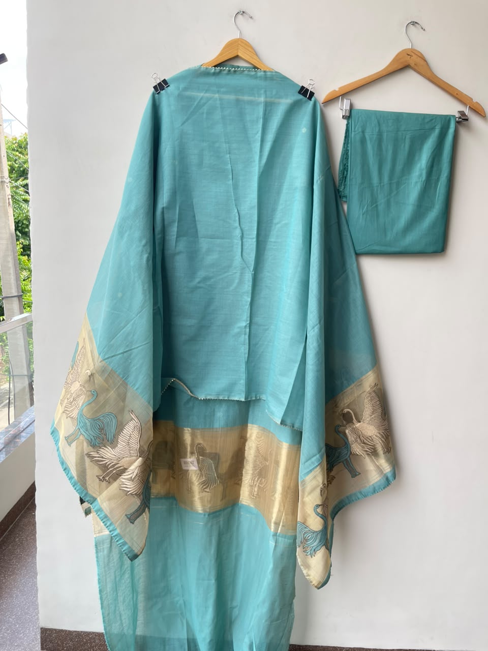 Banarasi mul chanderi ladies unstitched suit Rc19158 (c)
