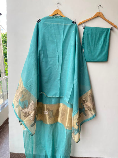 Banarasi mul chanderi ladies unstitched suit Rc19158 (c)