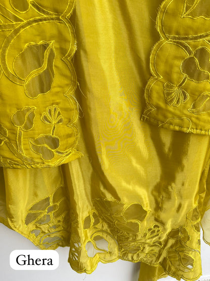 Satin crepe unstitched ladies suit Rc18389 (a)