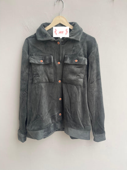 Velvet coudroy readymade winter ladies coord set Rc18149