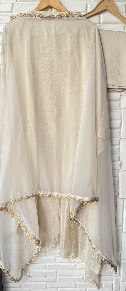 Shimmer silk unstitched ladies suit Rc17832