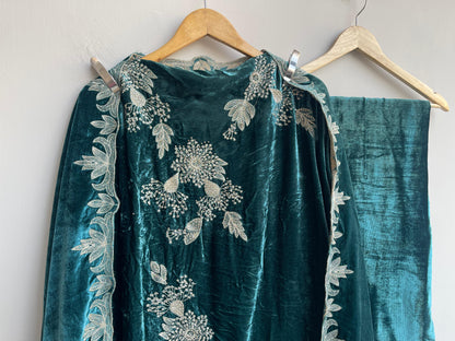 Micra velvet unstitched ladies suit Rc18888 (a)