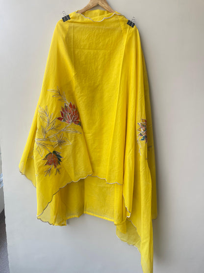 Mul chanderi unstitched ladies suit Rc18829