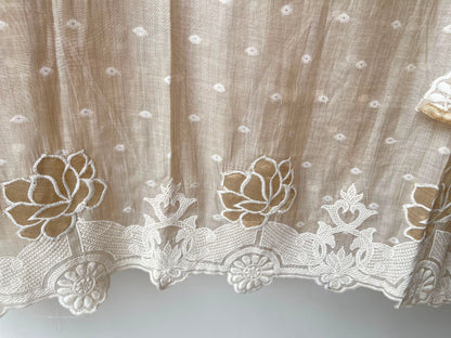 Self mul chanderi unstitched ladies suit Rc19151