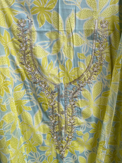 Cotton printed unstitched ladies suit Rc18471