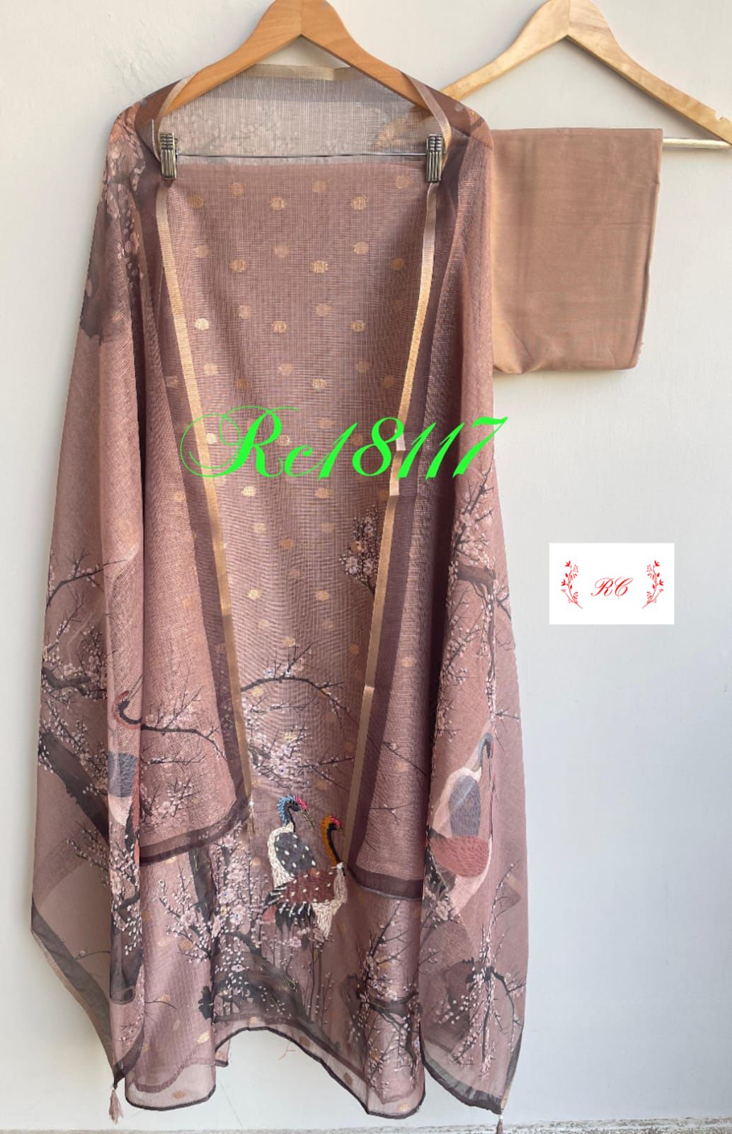 Banarasi Kota Doriya Unstitched Ladies Suit RC-18117 – view 6