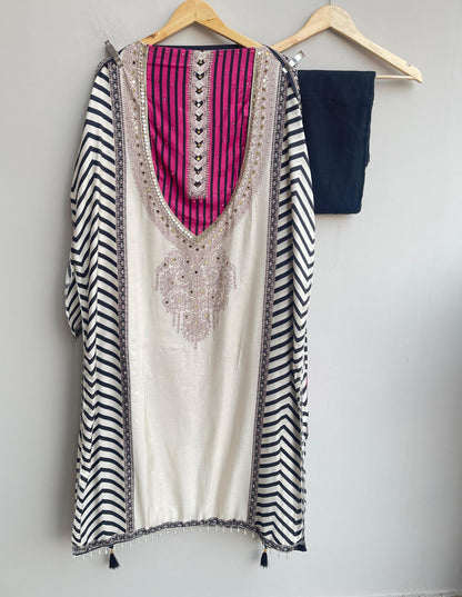 Muslin printed unstitched ladies suit Rc18374 (c)