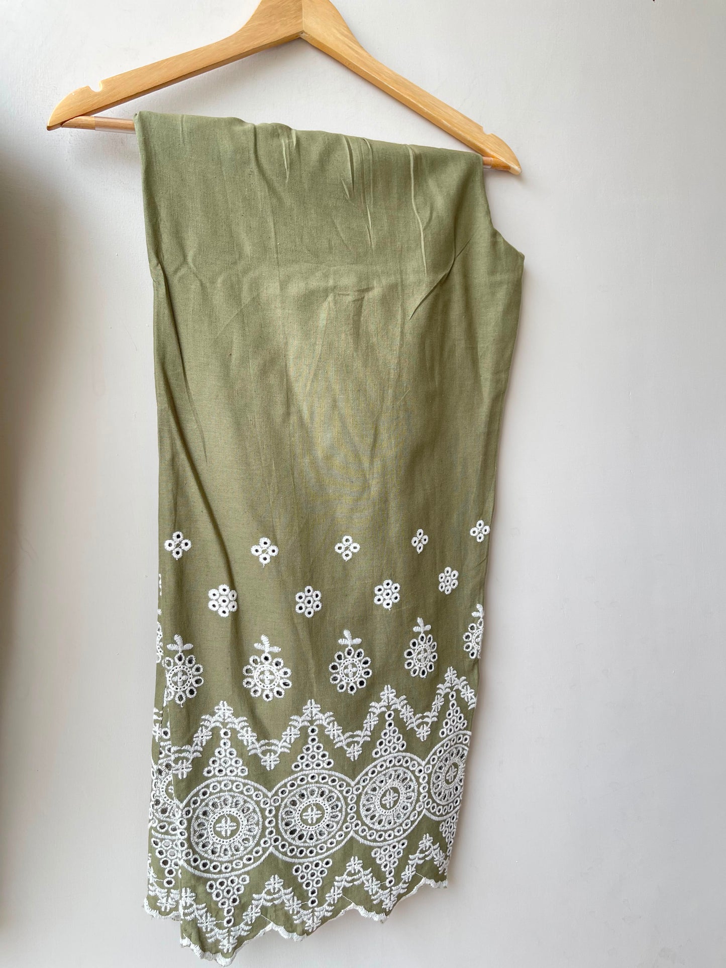 Chikan cotton readymade ladies coord set Rc19161