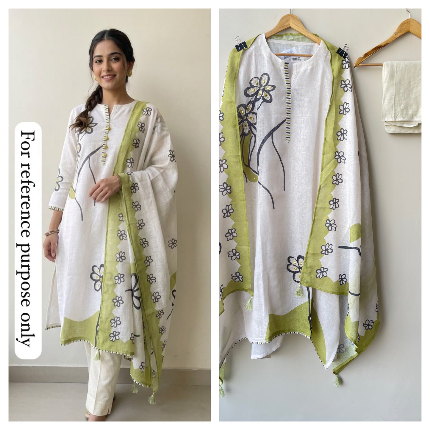 Linen printed unstitched ladies suit Rc18957