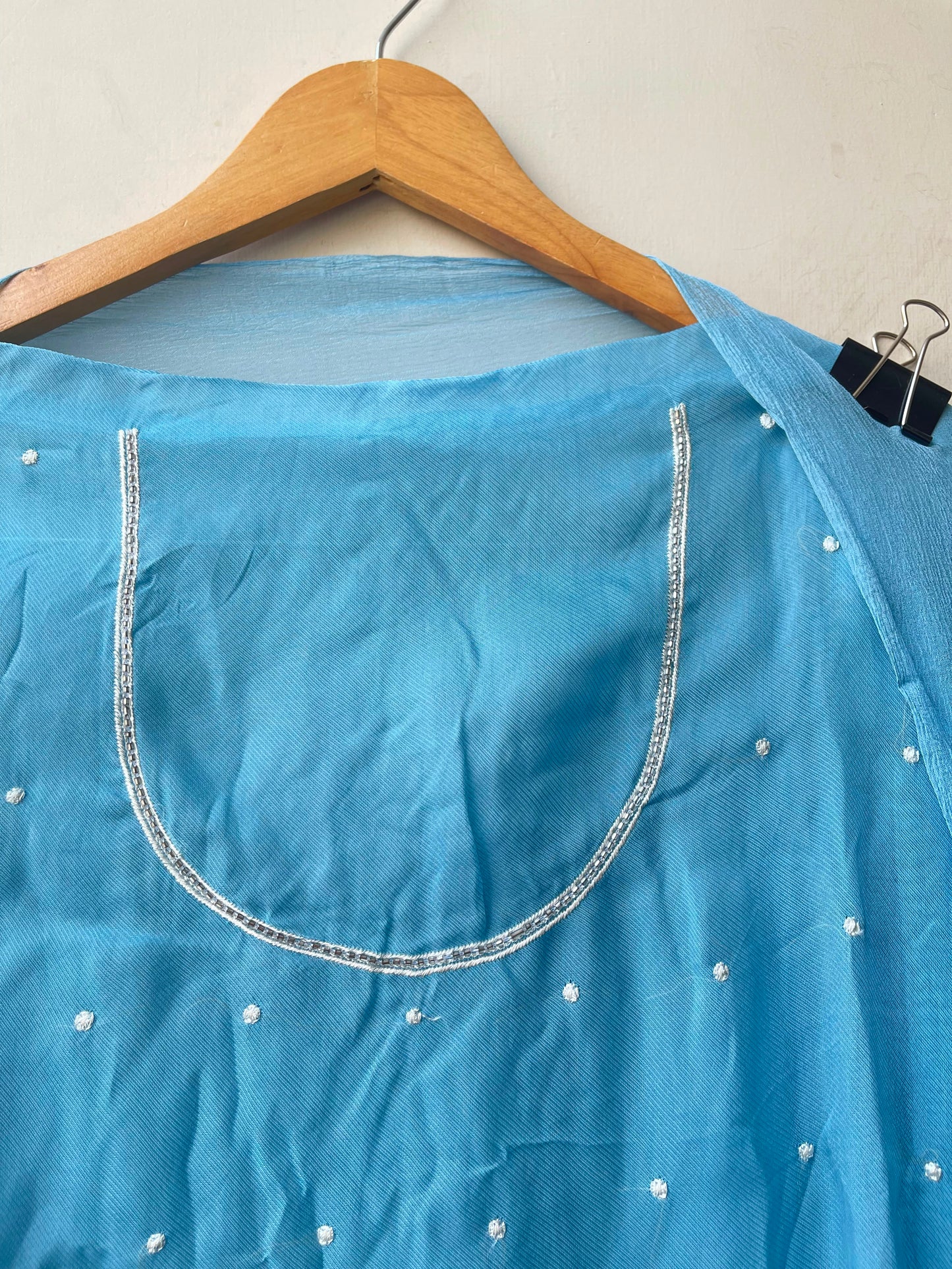 Organza Tuile unstitched ladies suit Rc19179