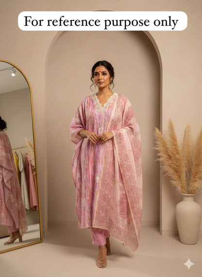 Linen printed unstitched ladies suit Rc18475 (c)