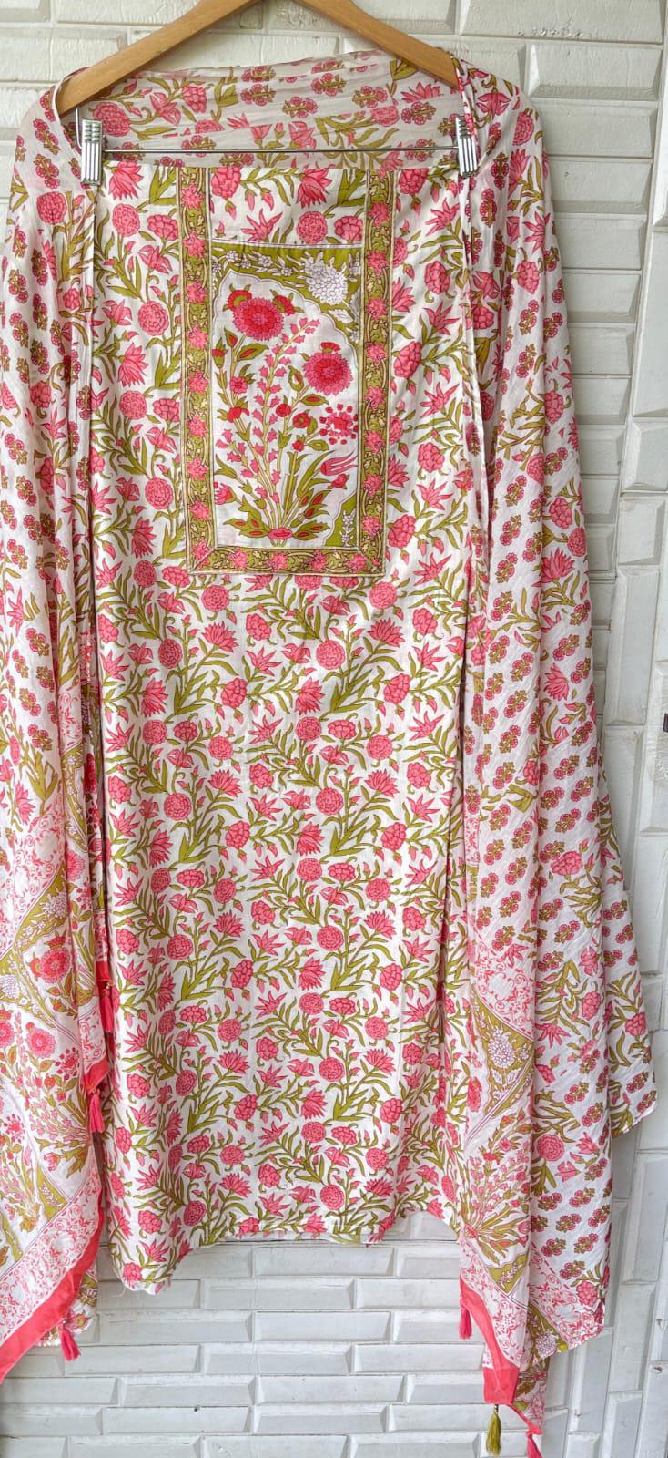 Cotton unstitched ladies suit Rc16996