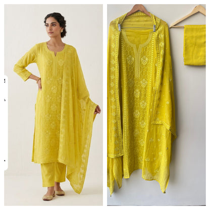 Pure Mul Chanderi Ladies Unstitched Suit RC-18794 (a) – view 11