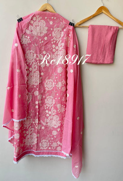 Mul cotton unstitched ladies suit Rc18917 (b)