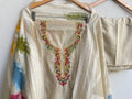 Mul Chanderi Unstitched Ladies Suit RC-18566