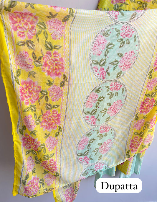 Cotton printed unstitched ladies suit Rc18377