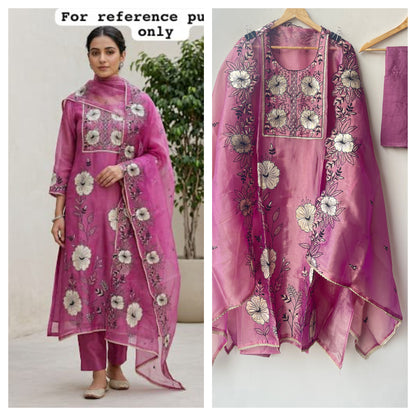 Shimmer silk unstitched ladies unstitched suit Rc19245 (a)