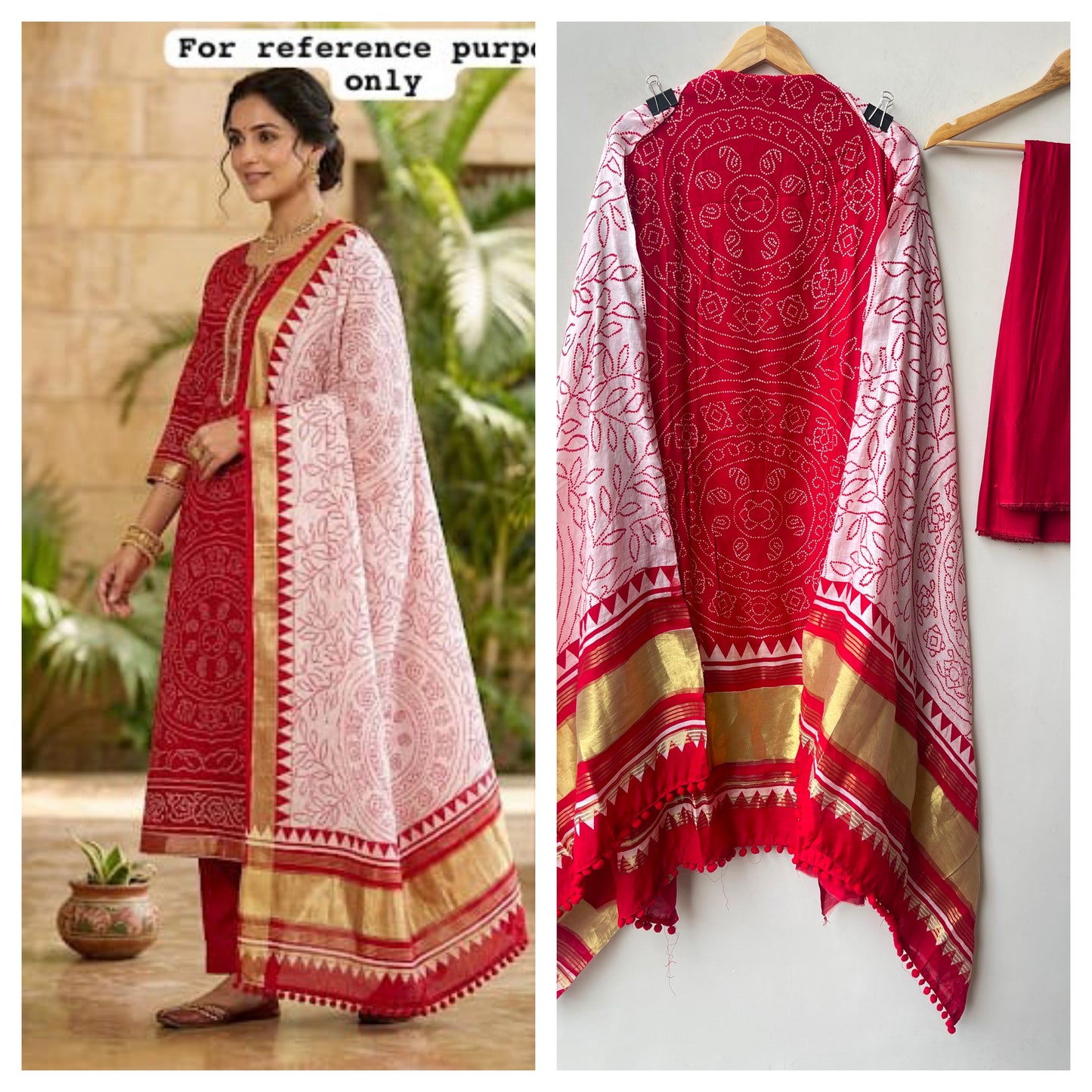 Gajji silk printed unstitched ladies suit Rc19272 (a)