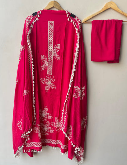 Mul chanderi unstitched ladies suit Rc19300 (a)