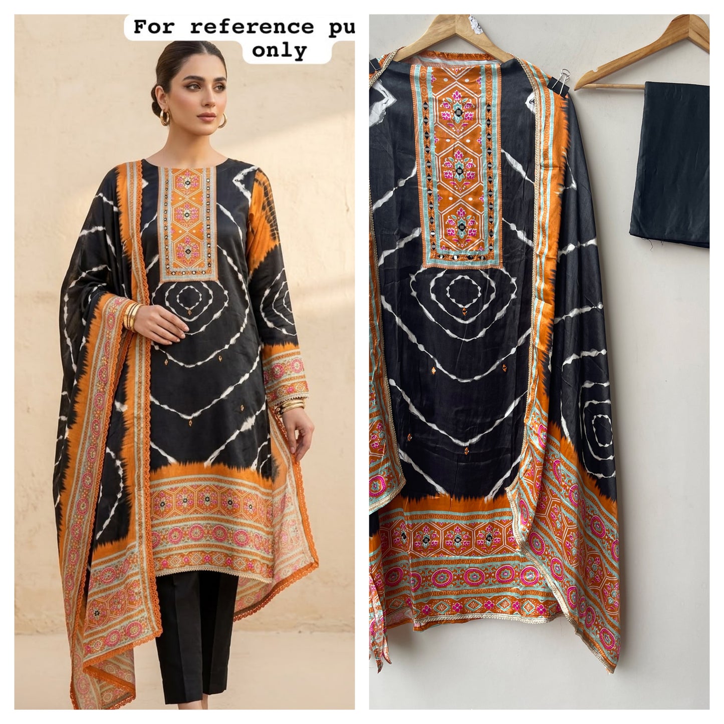 Gajji silk printed unstitched ladies suit Rc19226 (a)