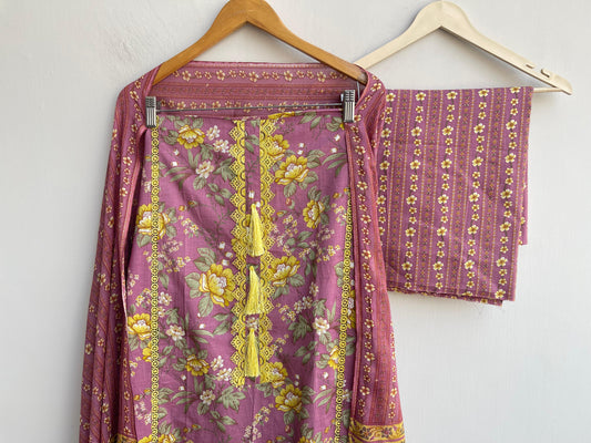 Cotton printed unstitched ladies suit Rc18537 (c)