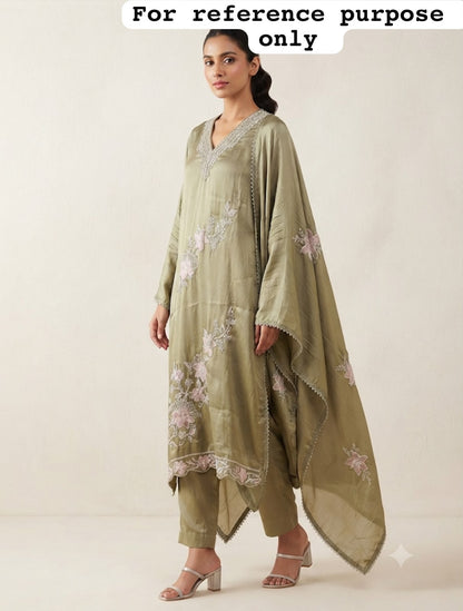 Shimmer giraffe silk ladies unstitched suit Rc19224