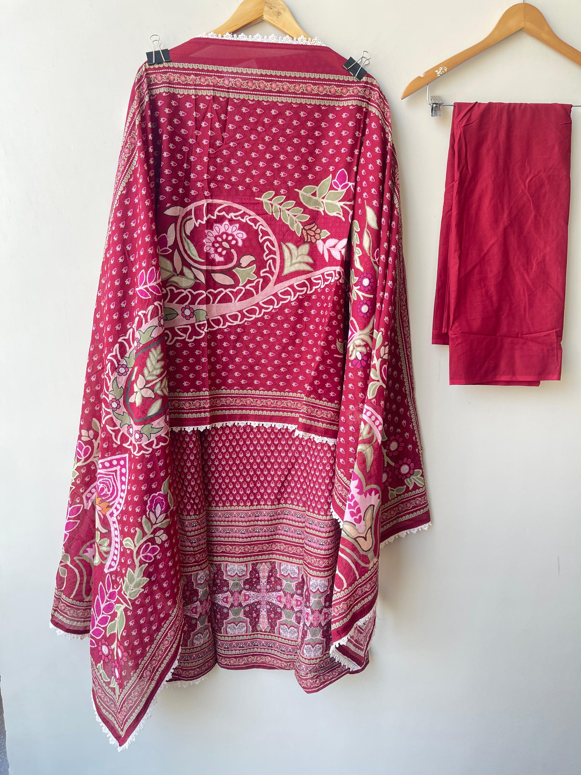 Mul Chanderi Unstitched Ladies Suit RC-18885 – view 5