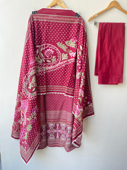 Mul Chanderi Unstitched Ladies Suit RC-18885 – view 5
