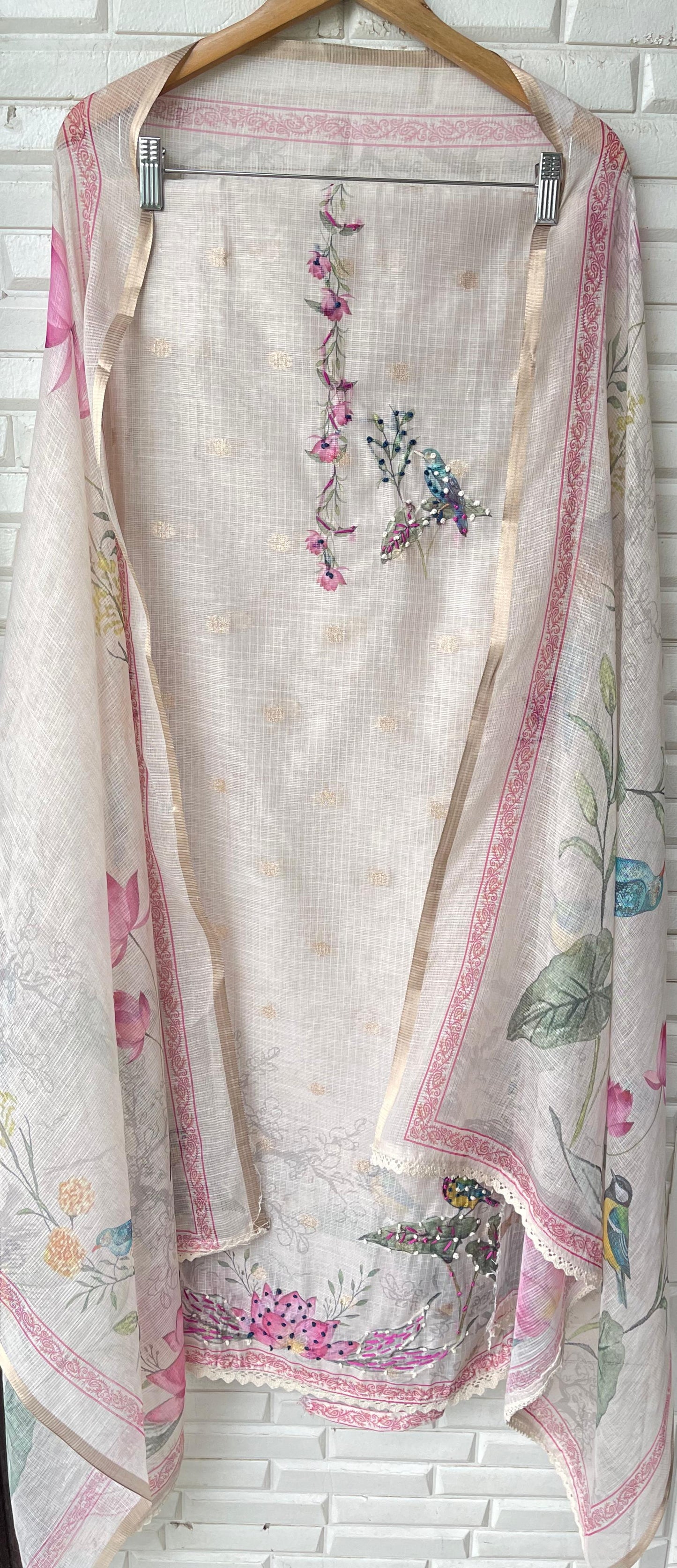 Banarasi kota doriya unstitched ladies suit Rc17548
