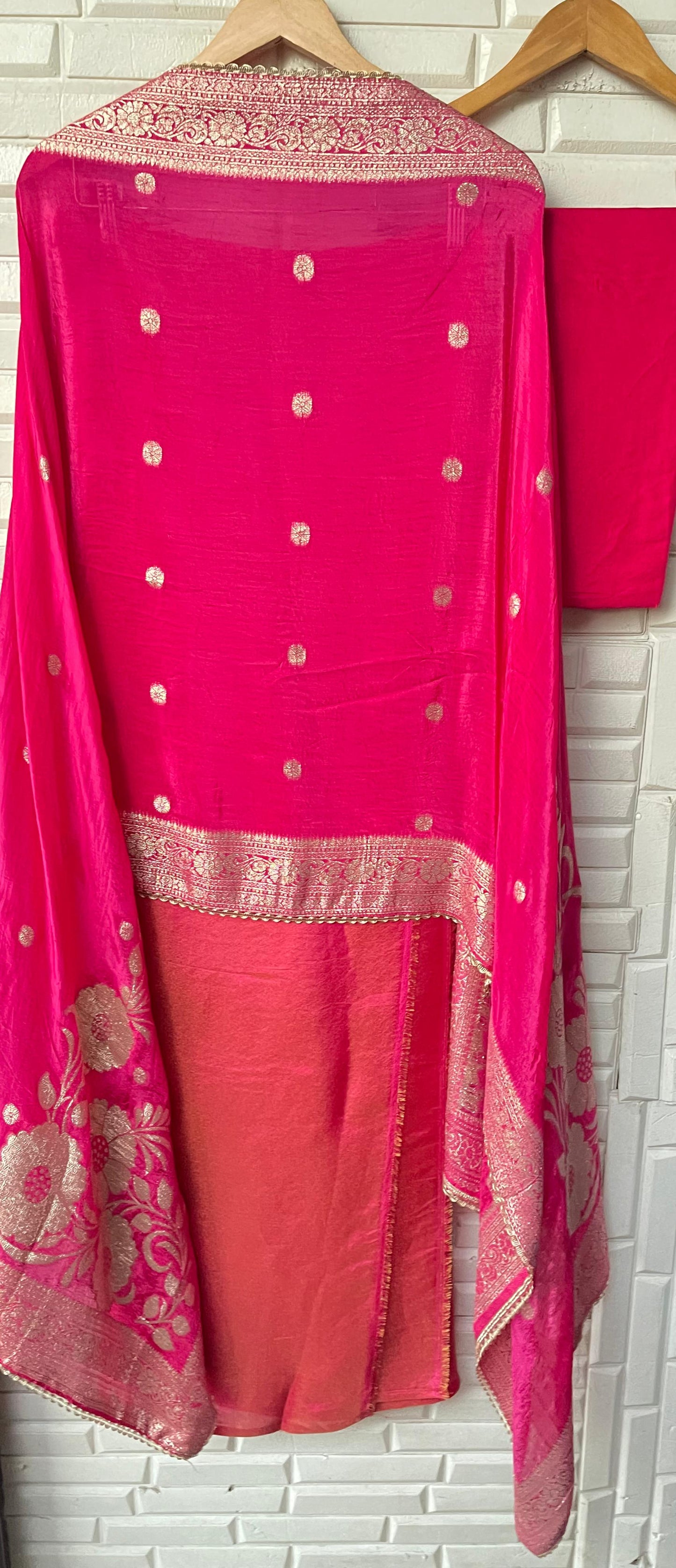 Shimmer silk unstitched ladies suit Rc17789 (b)