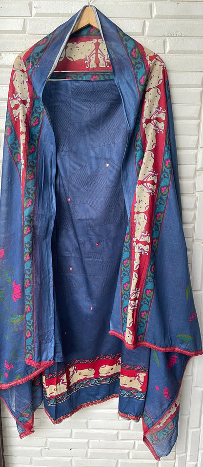 Cotton unstitched ladies suit Rc17462 (a)