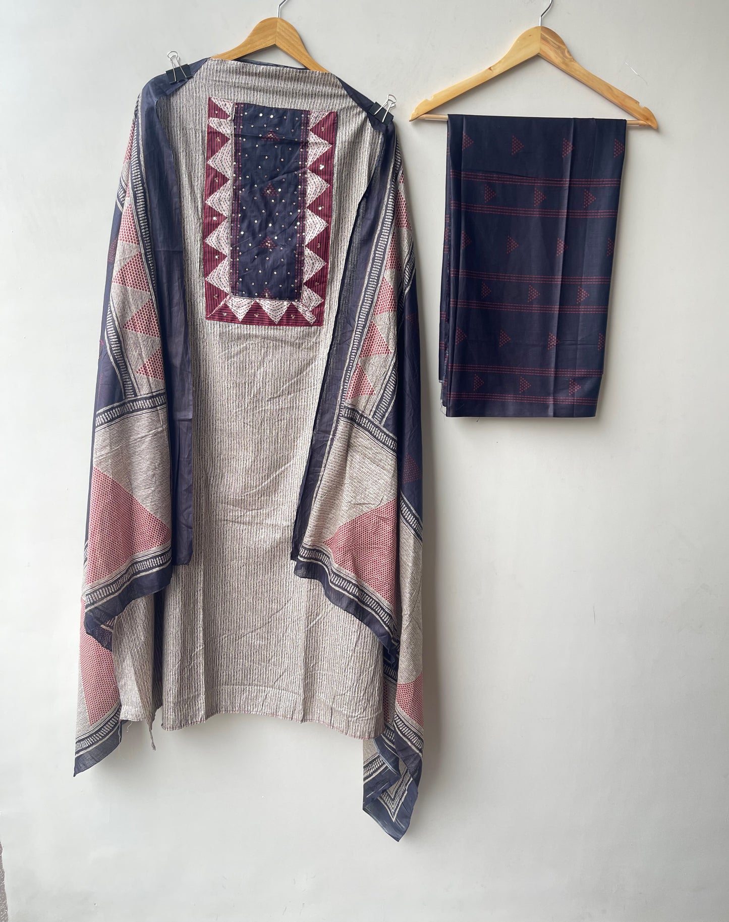 Cotton printed unstitched ladies suit Rc19194