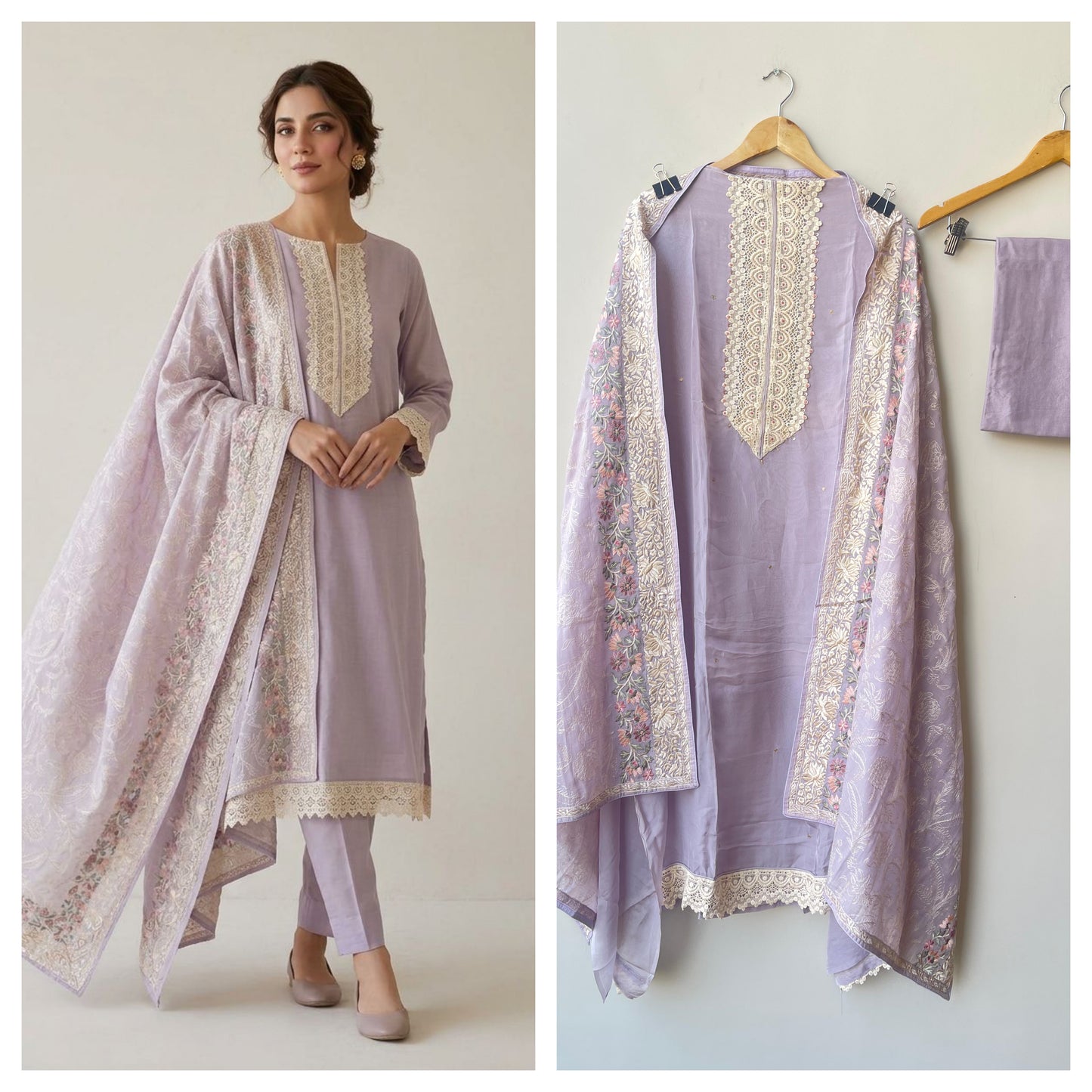 Organza Unstitched Ladies Suit RC-18839