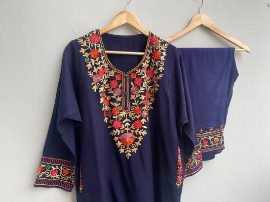 Kashmiri readymade pheron ladies coord set Rc18288