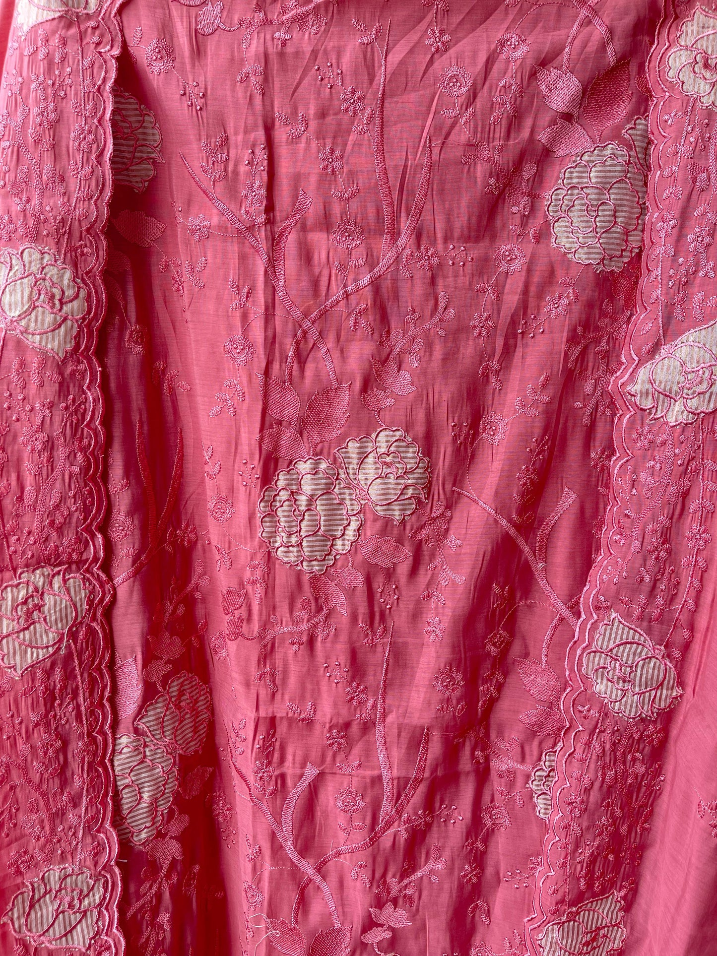 Mul chanderi unstitched ladies suit Rc18922