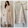 Jute Fabric Unstitched Ladies Suit RC-18832
