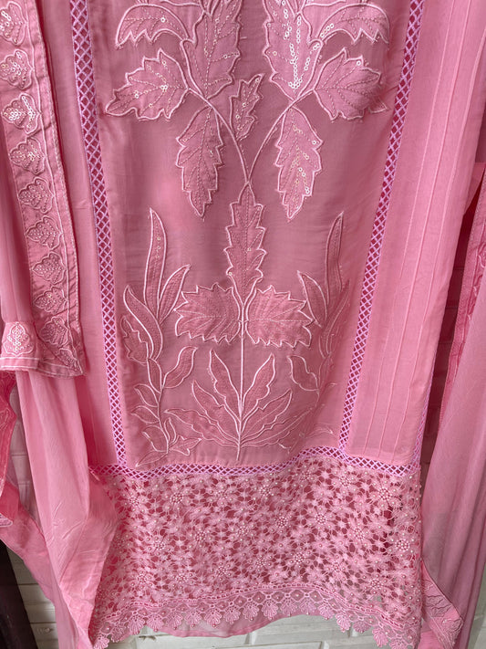 Organza unstitched ladies suit Rc17831 (a)