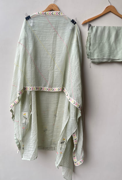 Pure mul cotton unstitched ladies suit Rc19040
