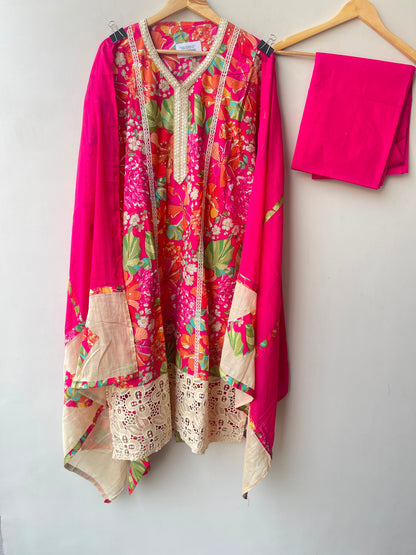 Cotton printed unstitched ladies suit Rc19011 (a)