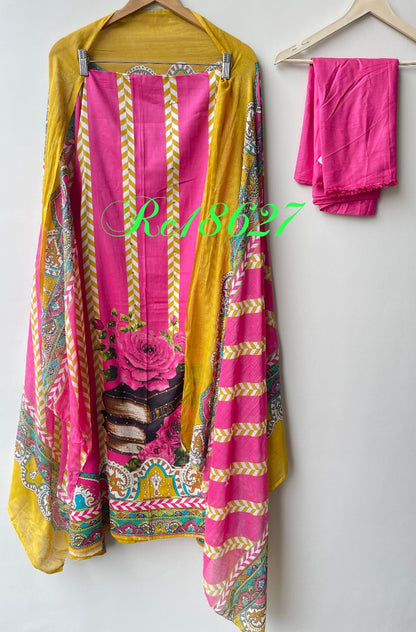 Cotton Printed Unstitched Ladies Suit RC-18627 – view 7