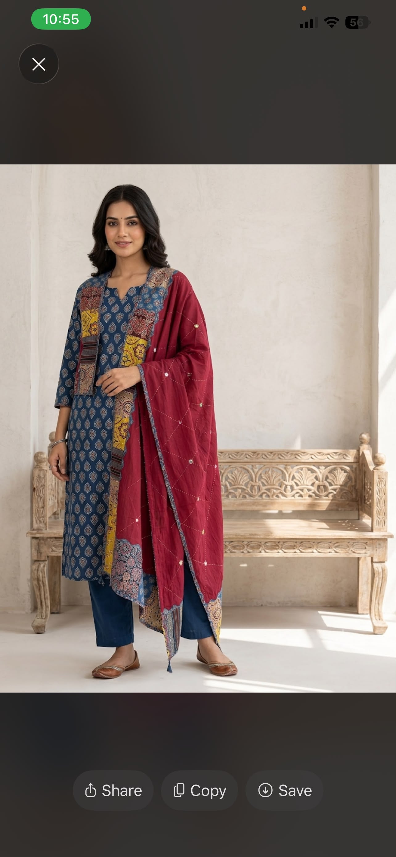 Pure cotton printed ladies unstitched suit Rc19004