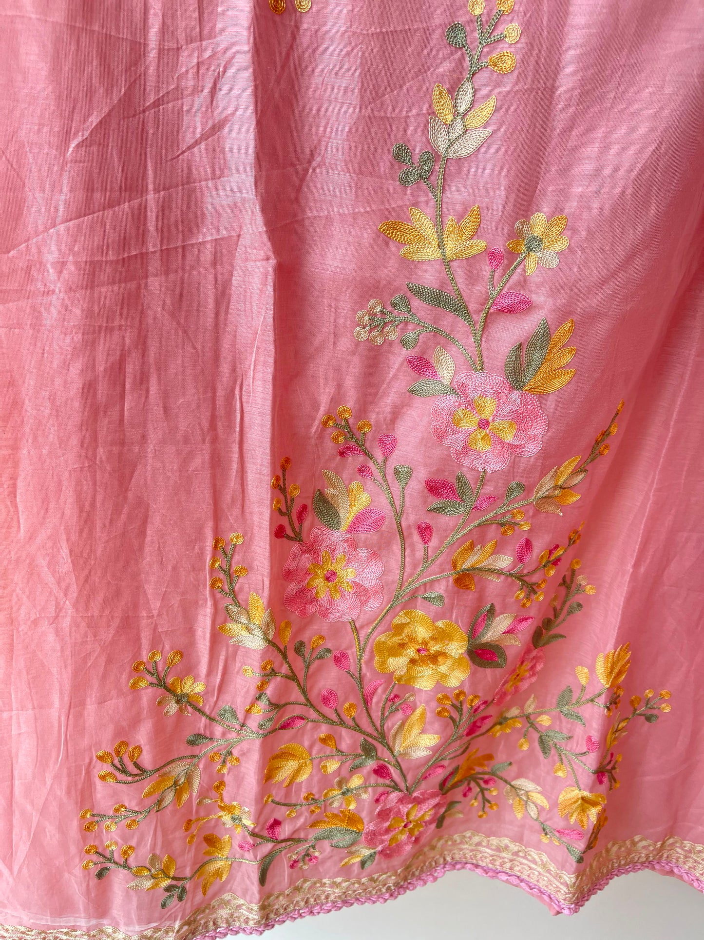 Mul chanderi unstitched ladies suit Rc18955